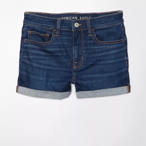 American Eagle -  AE Next Level High-Waisted Denim Short Short NTW - Picture 4 of 5